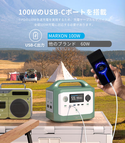 Marxon G300 グリーン 汎用型ポータブル電源